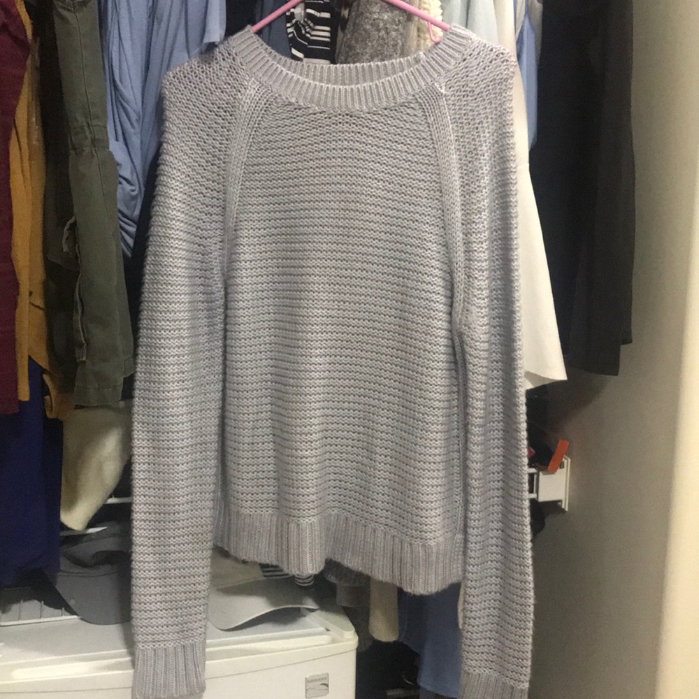 Blue Knitted Sweater